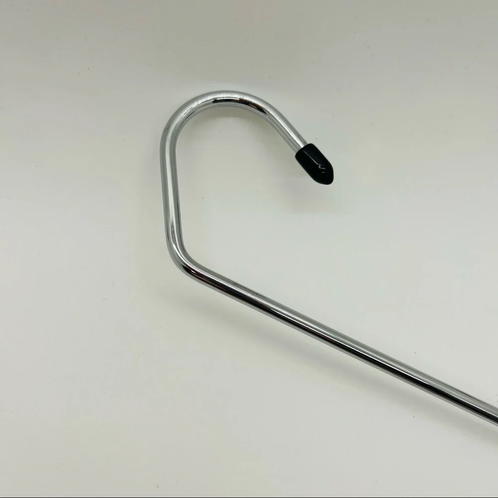 Container Store Pant Hangers Chrome Metal 13” across. Perfect condition.